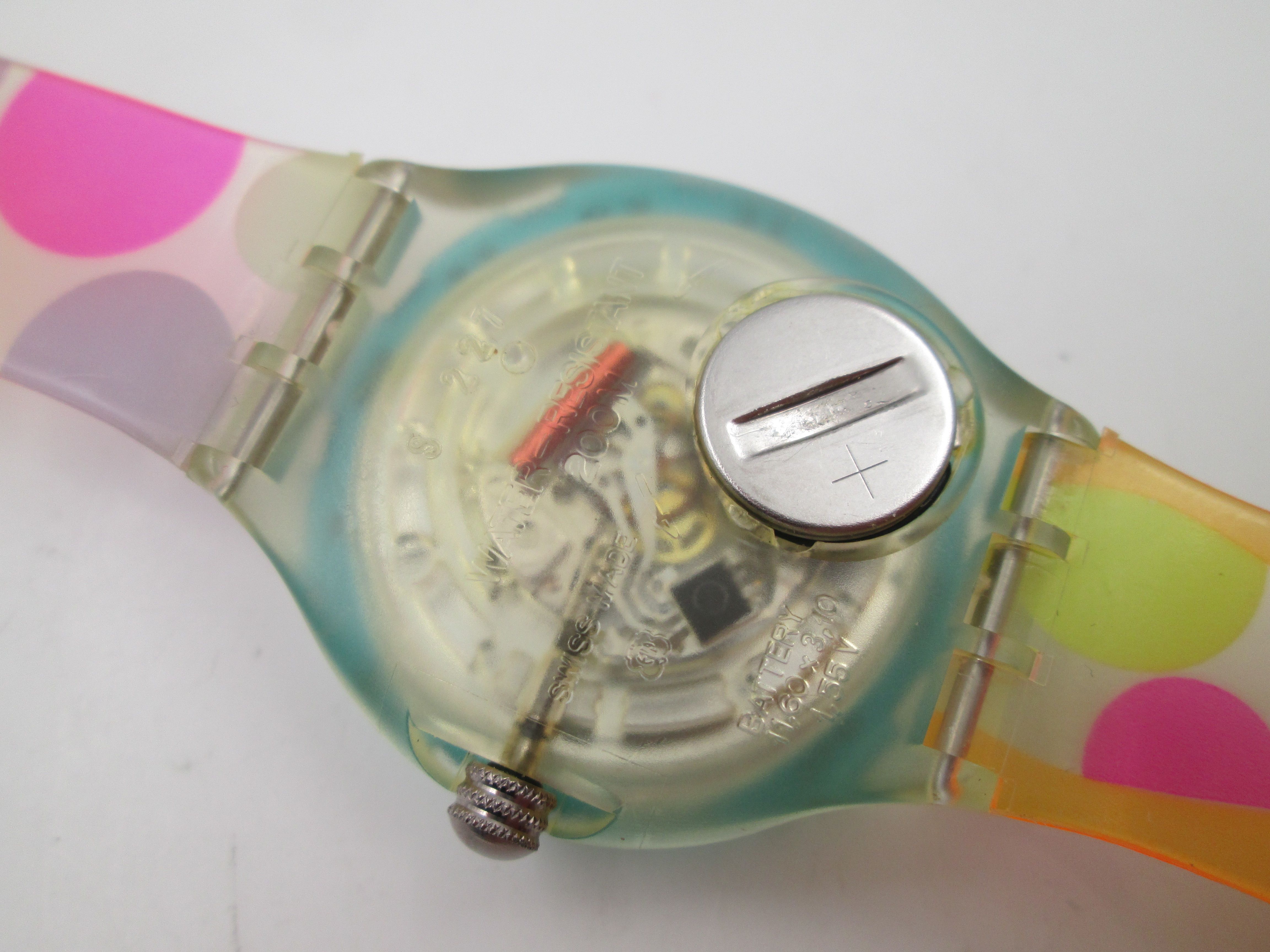 Swatch Scuba 200m Sea Grapes Plastico Colores Cuarzo 1991 El Coleccionista Eclectico