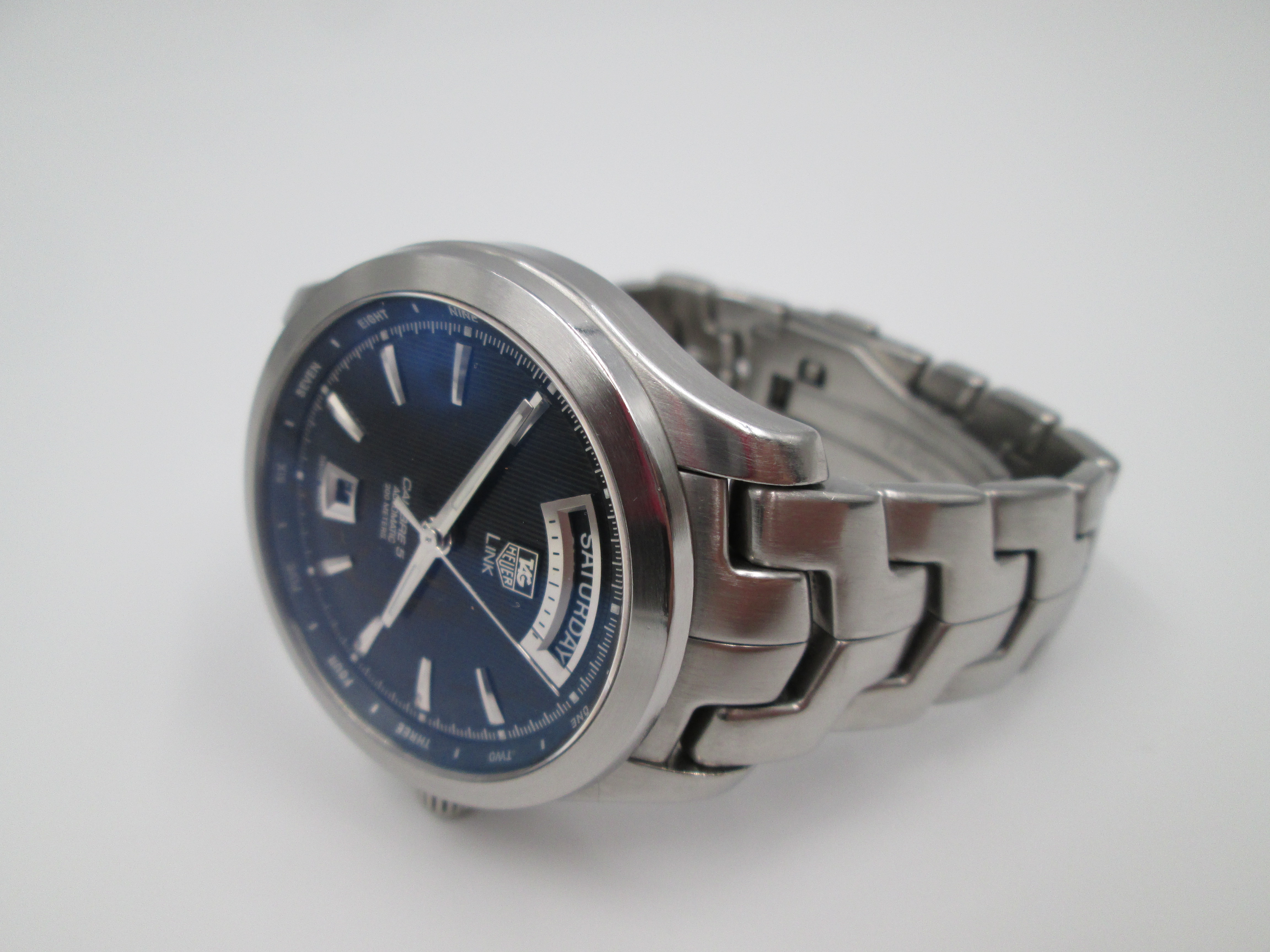 Tag Heuer Link Caliber 5 Automatic Steel Blue Sphere El