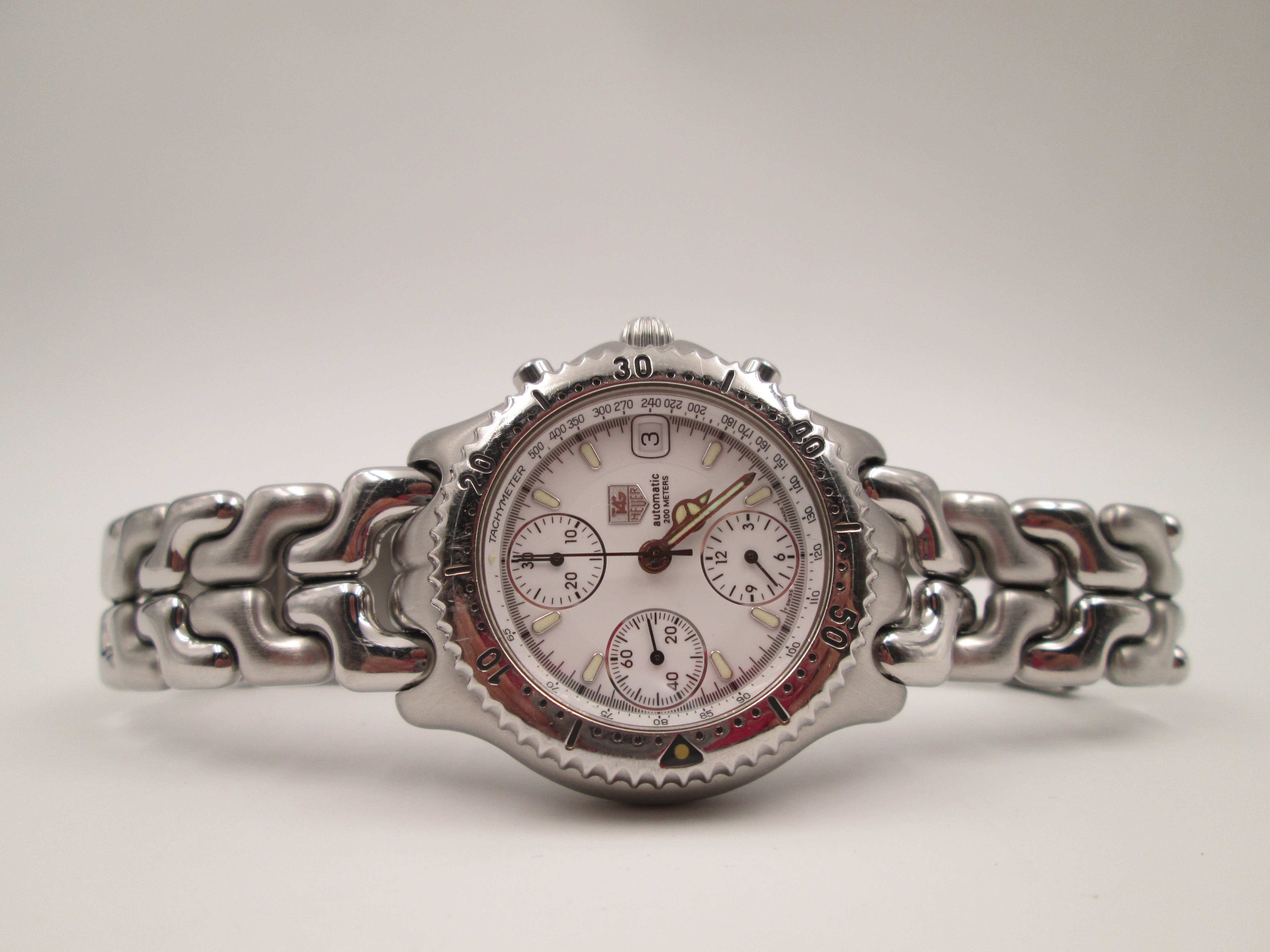 Tag Heuer Link 200m Automatic Chronograph Steel El Coleccionista Eclectico