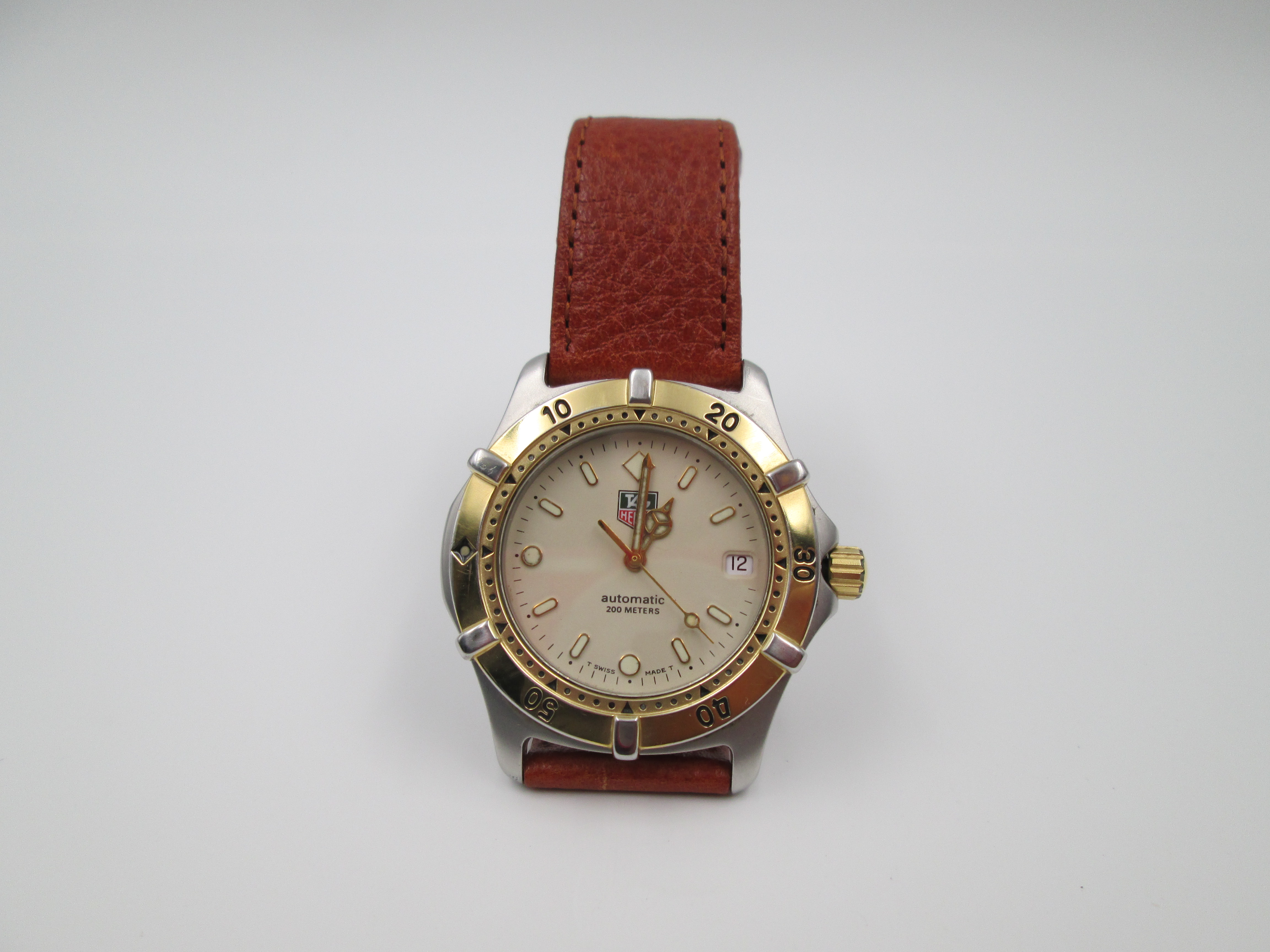 Tag Heuer Submariner Professional Gold Steel Strap Date El