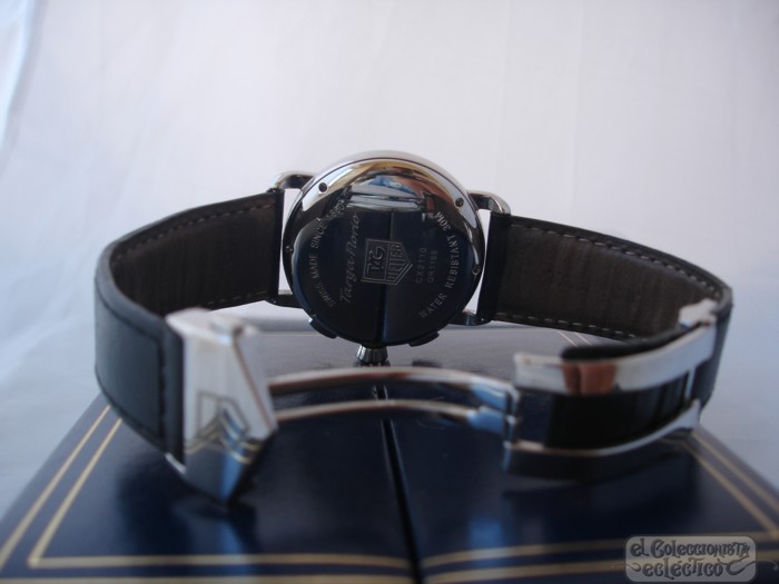 Tag Heuer Targa Florio Chronograph Black Dial Brown Crocodile Strap Acrylic  Crystal Automatic Watch CX2110 | OC Watch Company Watch Store