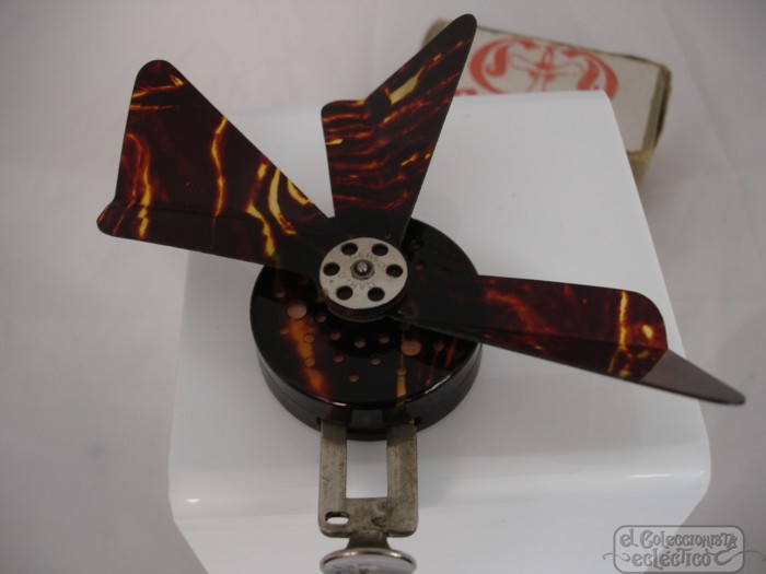 carlo mechanical hand fan tortoiseshell 