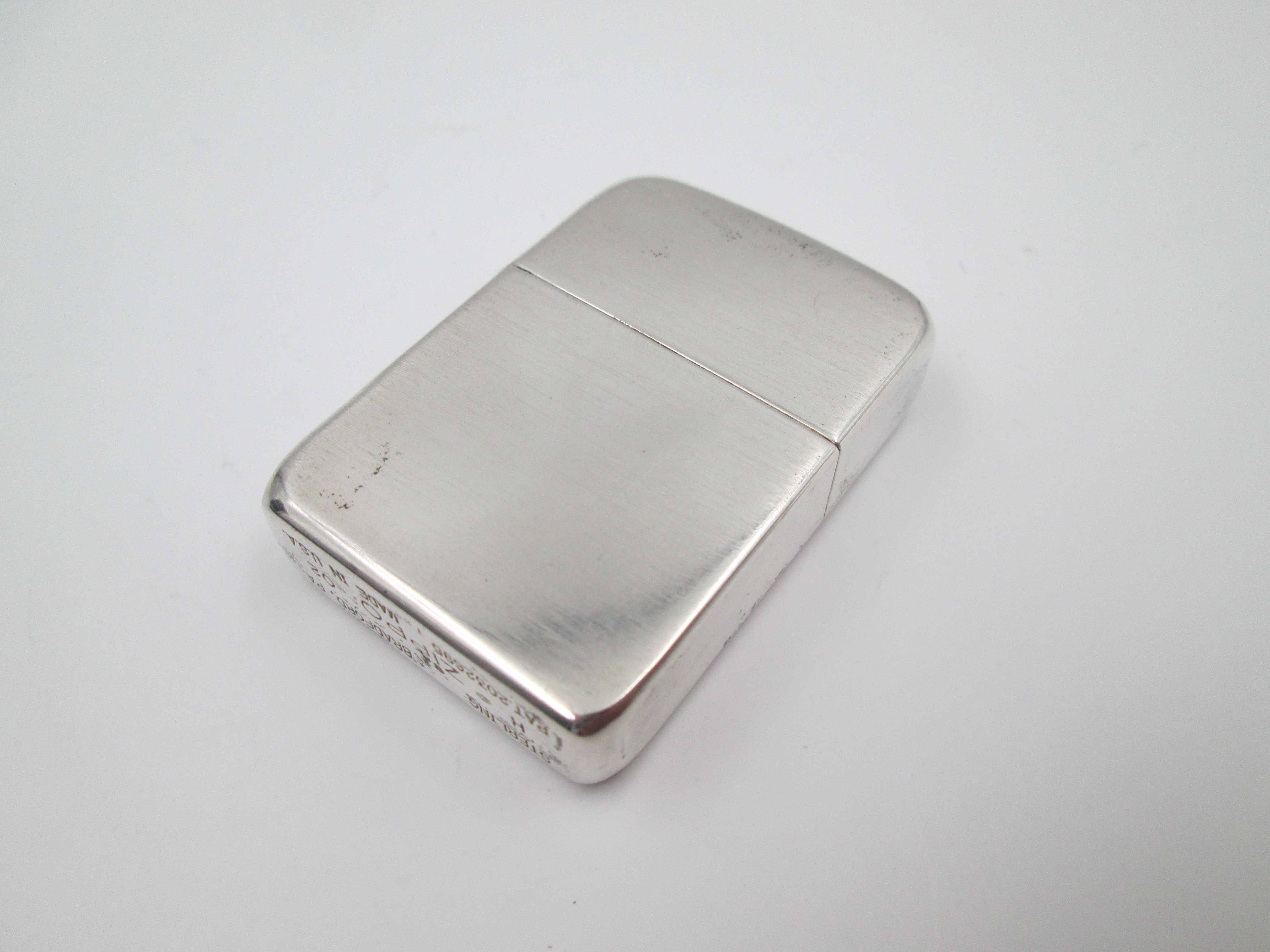 sterling silver zippo petrol lighter 1941 replica model
